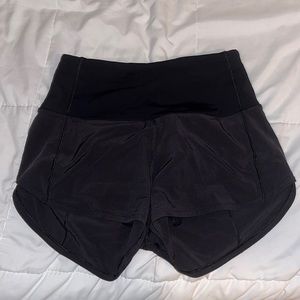 BRAND NEW! Black Speed Up High Rise Short 2.5" Size 0. Worn once, didn't fit.